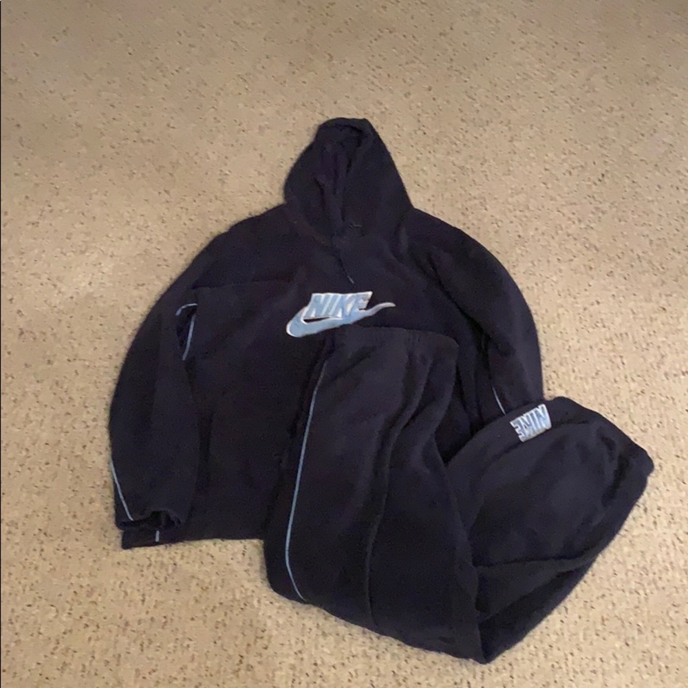 Navy blue men’s matching set